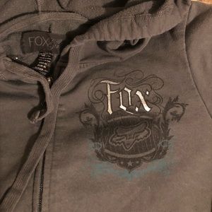 Fox Girls full zip hoodie xl